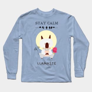 Calm Llama Long Sleeve T-Shirt